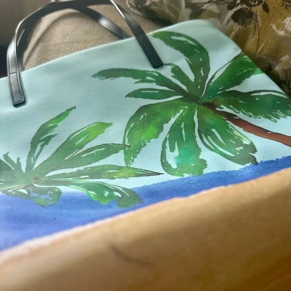 Kate Spade Novelty Blue "I Need A Vacation"
MAXI Tote Bag Bon Shopper - Picture 2 of 13